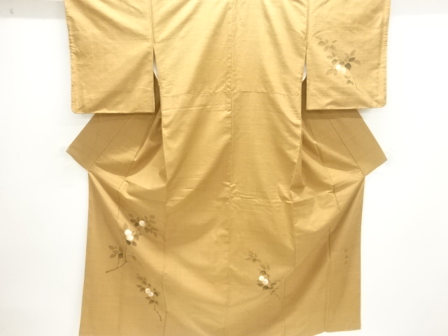 JAPANESE KIMONO / HOMONGI / TSUMUGI / BERRY / ARTIST WORK 
